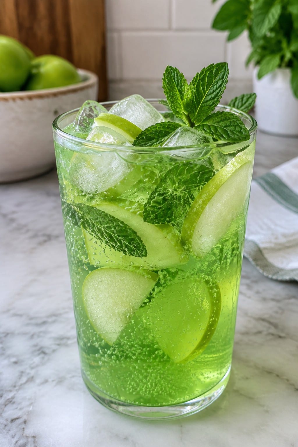 Witch's Green Apple Fizz Punch