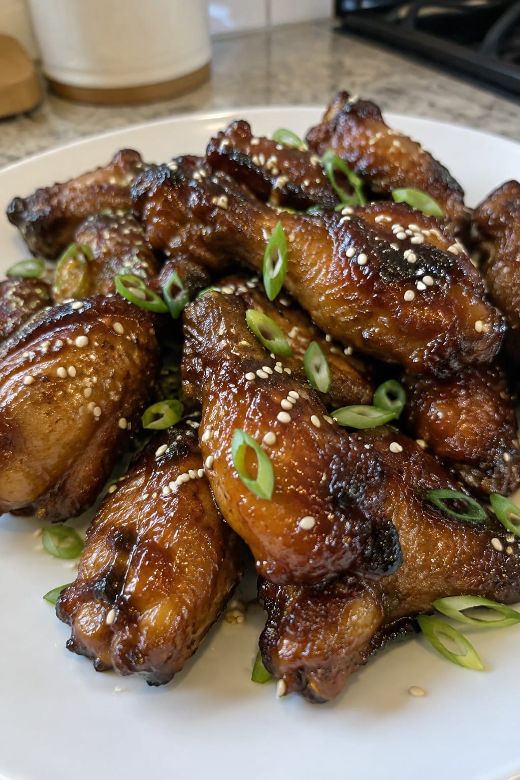 Bat Wing Sticky Chicken Drumettes