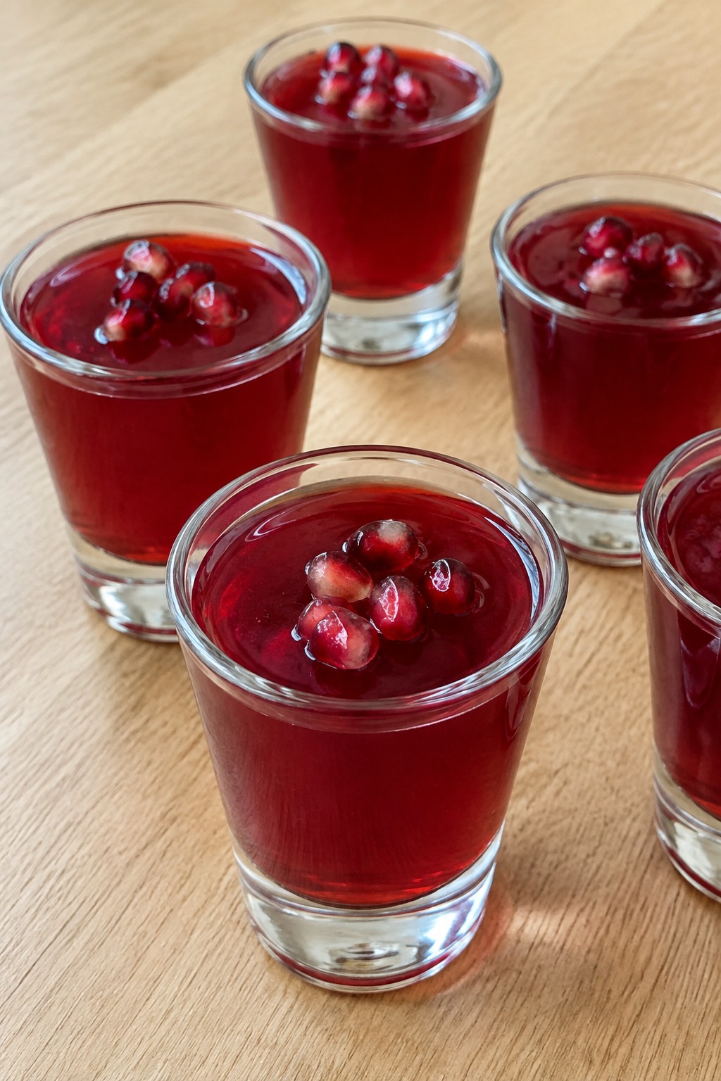 Blood Moon Pomegranate Gin Shots