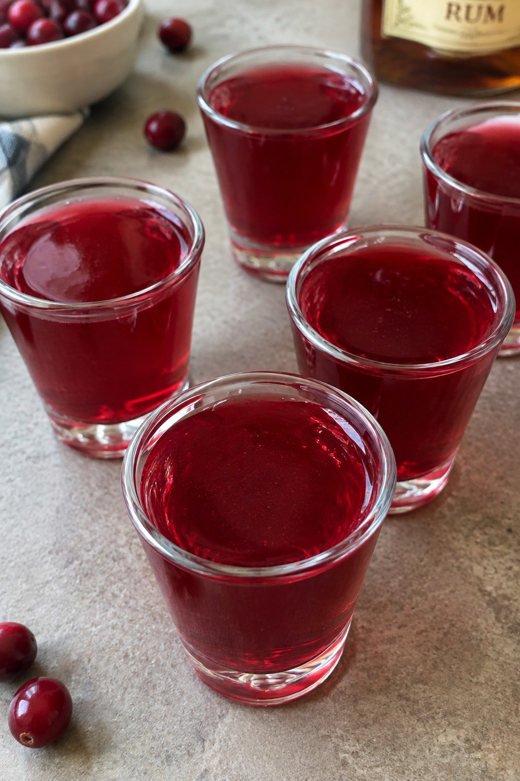 Crimson Corpse Cranberry Rum Shots
