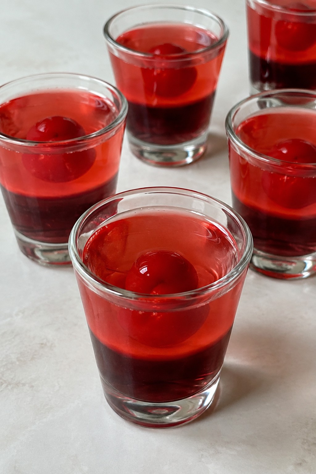 Monster Eye Cranberry Layered Shots