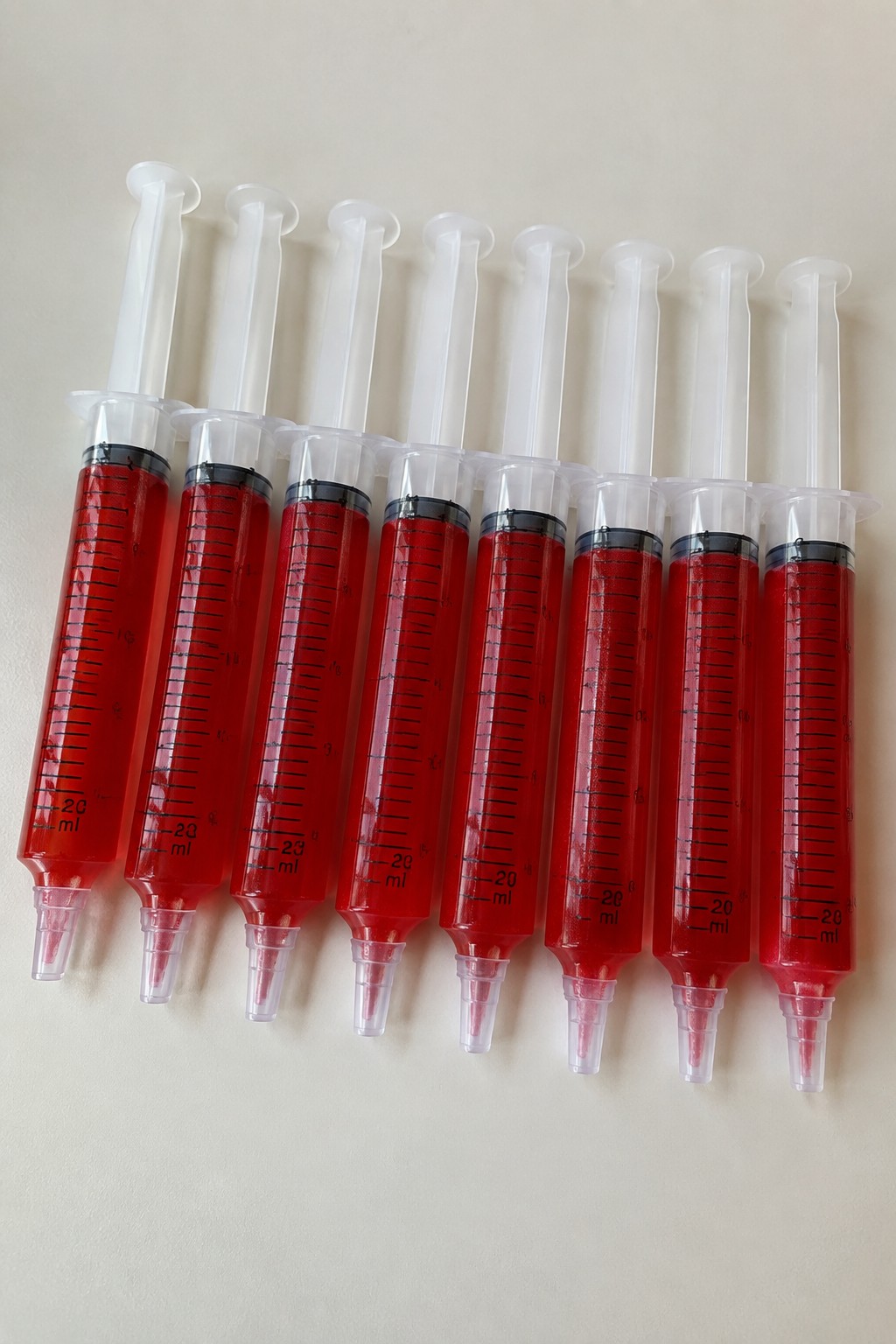 Zombie Brain Raspberry Syringe Shots