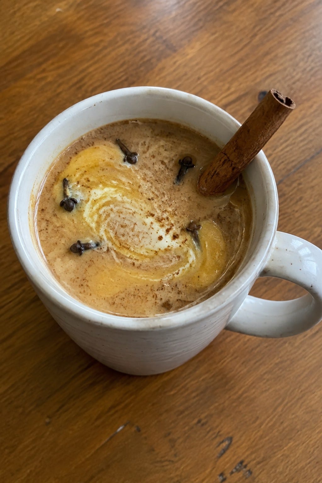Haunted Hot Buttered Rum with Cloves