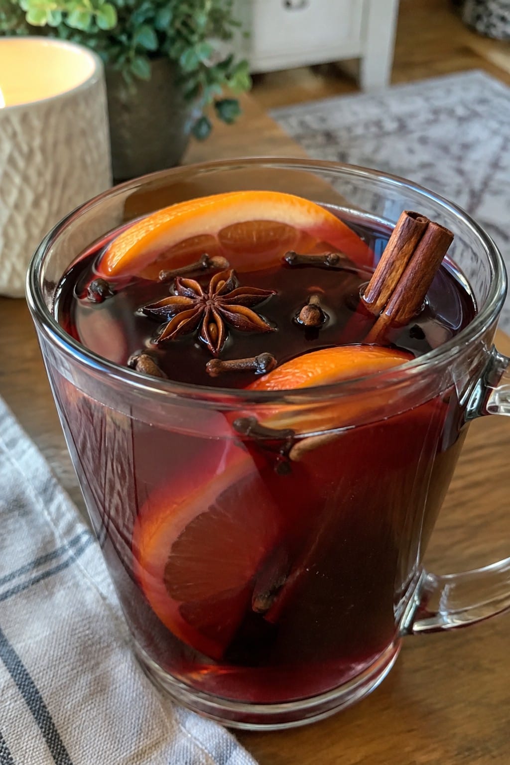 Mulled Spiced Wine with Star Anise