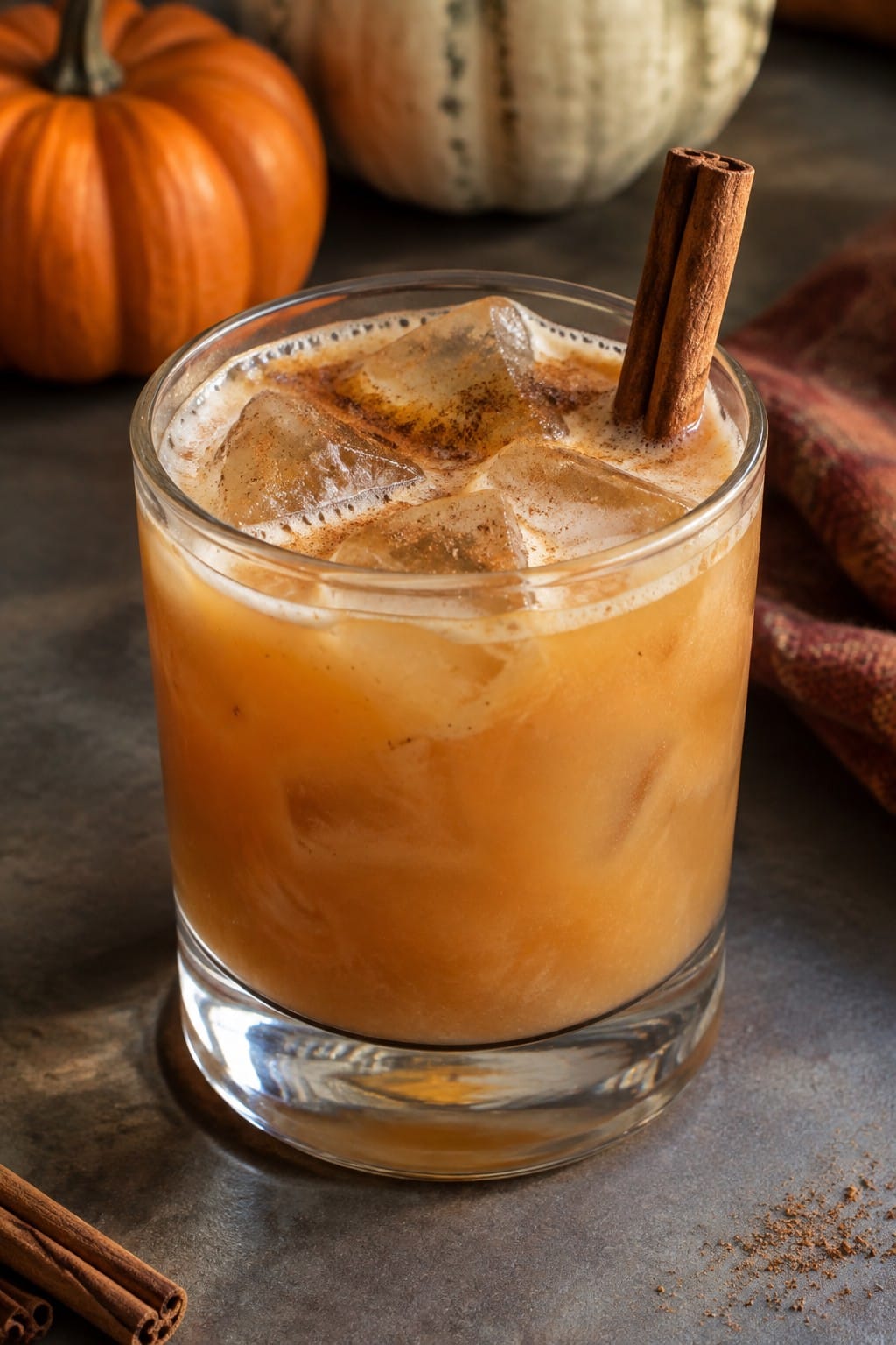 Spiced Pumpkin Bourbon Smash