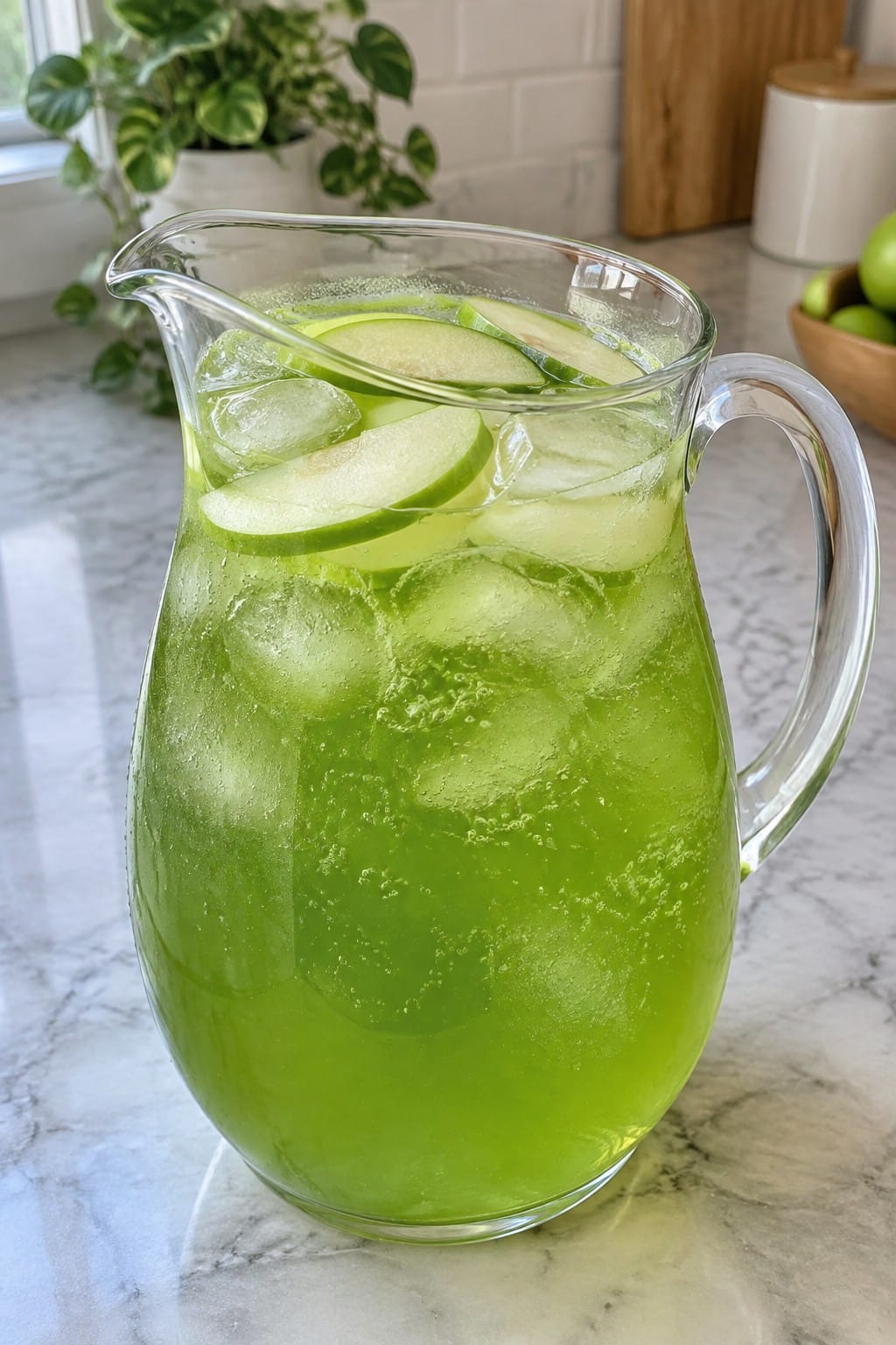 Witch's Cauldron Green Apple Rum Punch