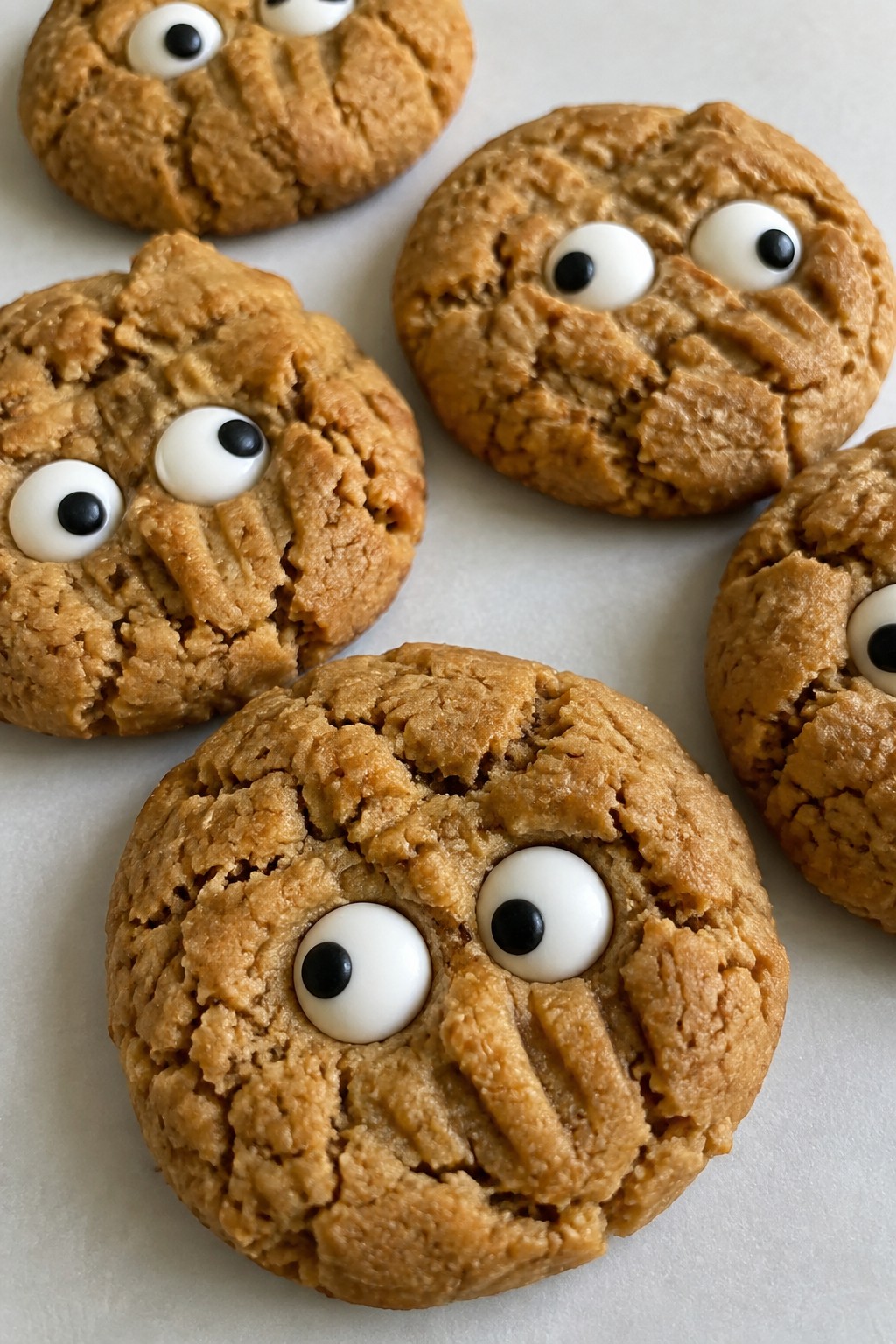 Monster Eye Peanut Butter Cookies