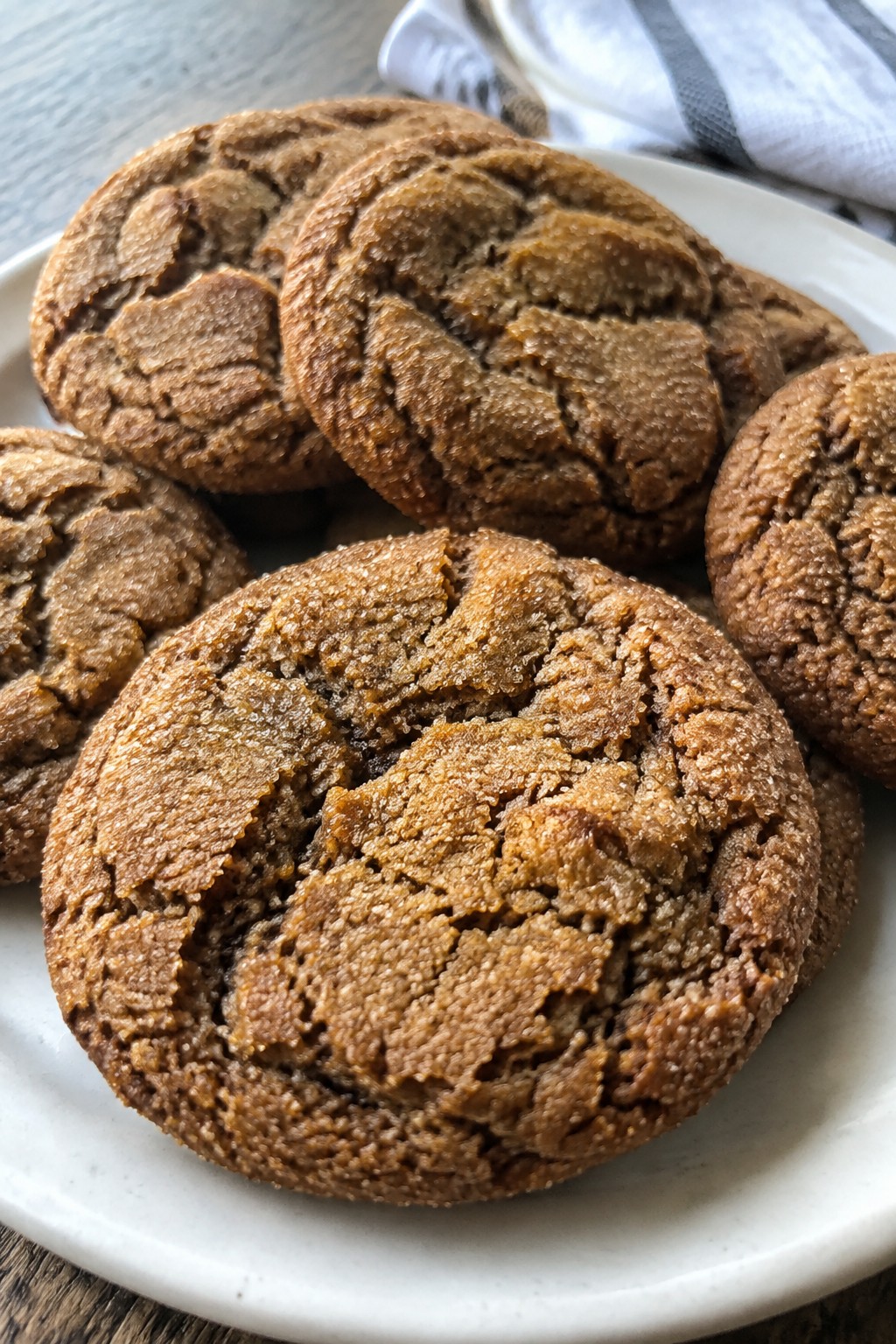 Spiced Ginger Molasses Cookies