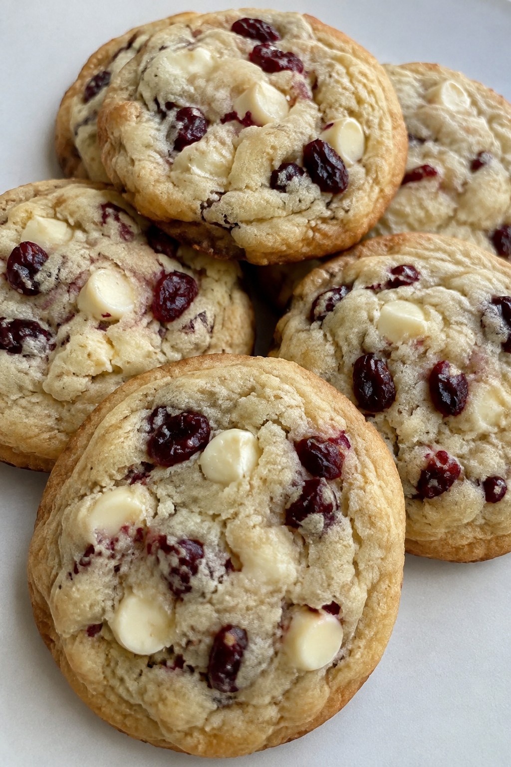 White Chocolate Cranberry Halloween Cookies