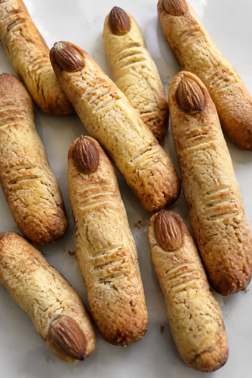 Witch Finger Almond Biscotti