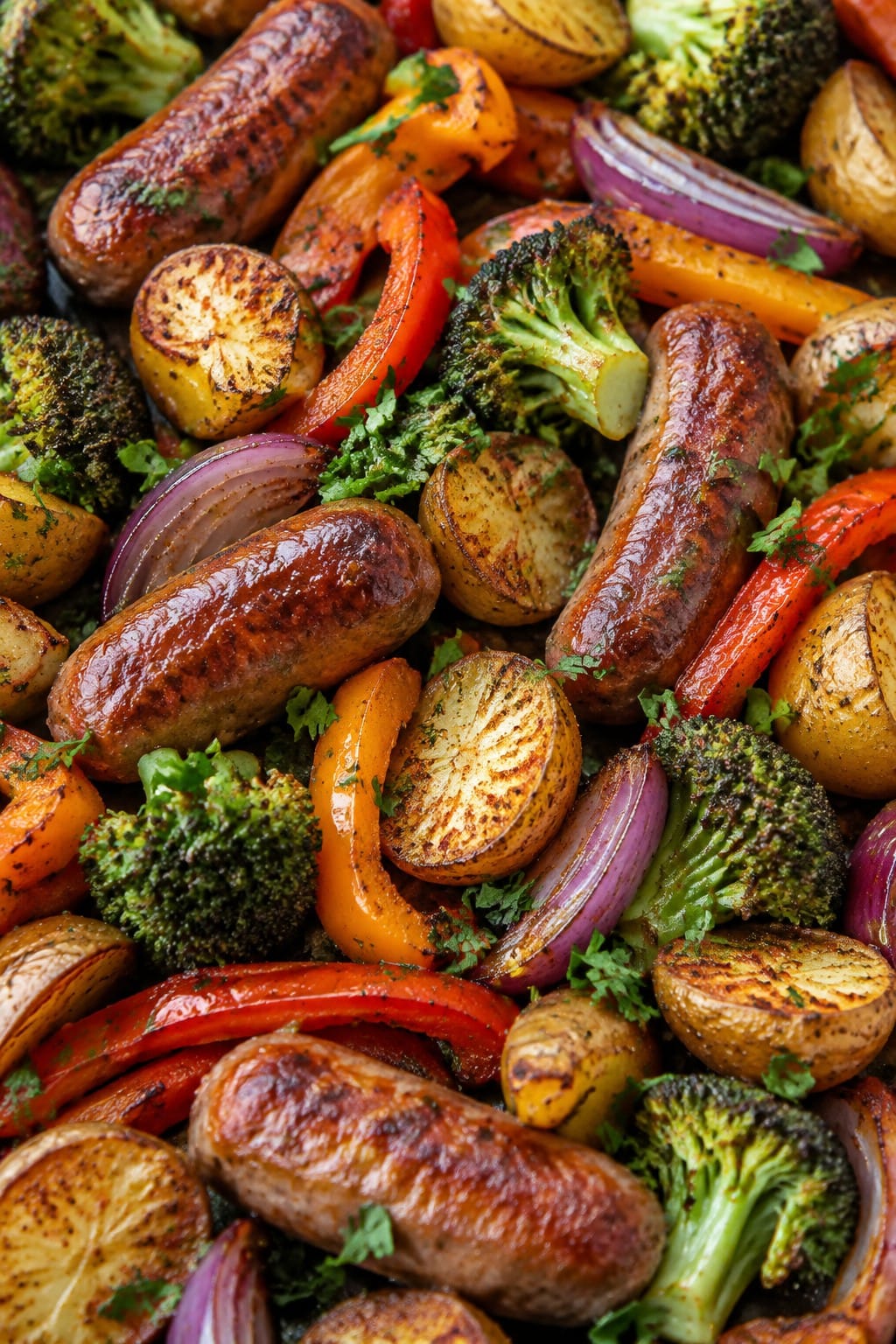 Sheet-Pan Monster Veggie and Sausage Roast