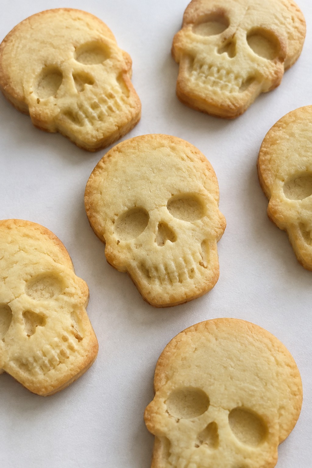 Skull Shortbread Cookies