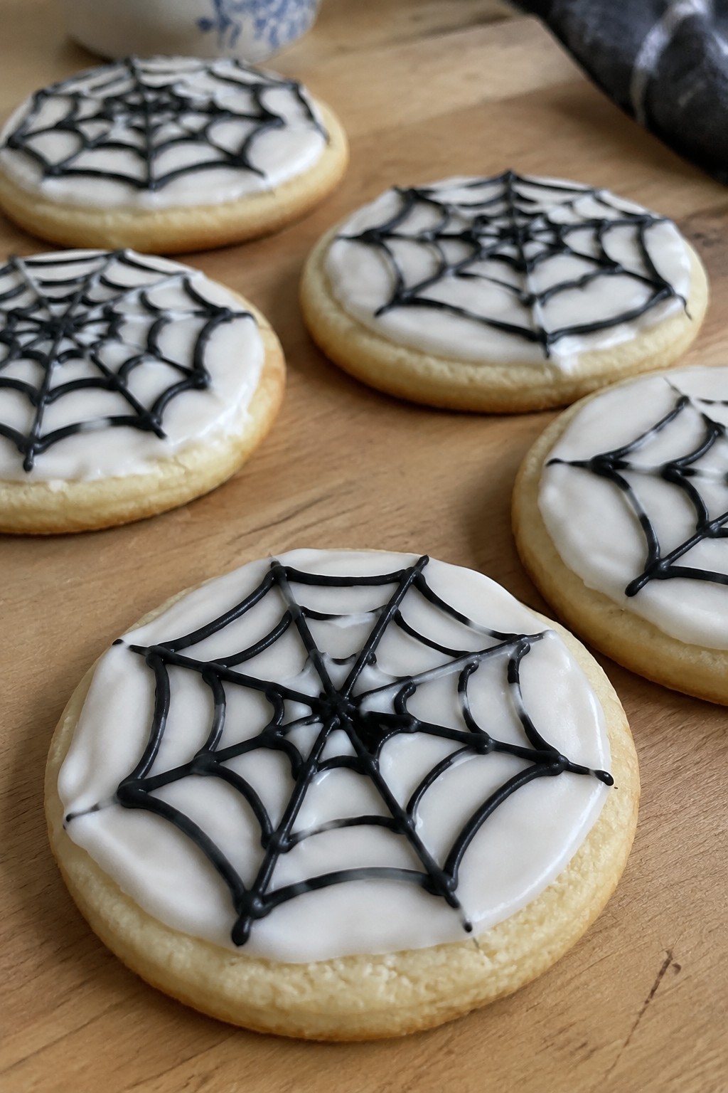 Spiderweb Sugar Cookies