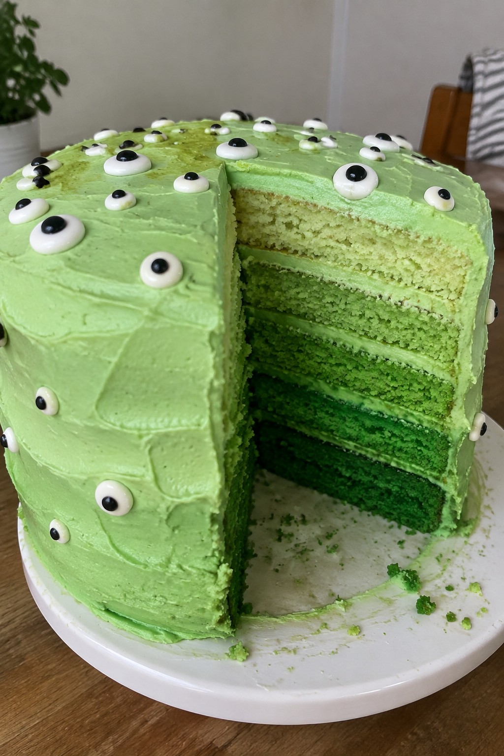 Monster Green Ombre Layer Cake