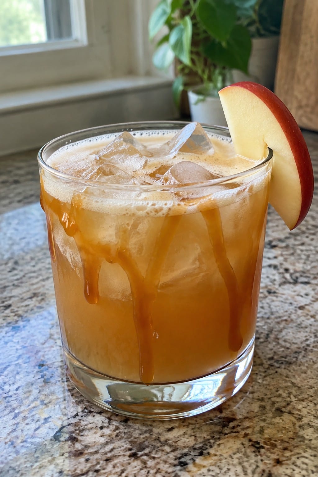 Caramel Apple Whiskey Sour