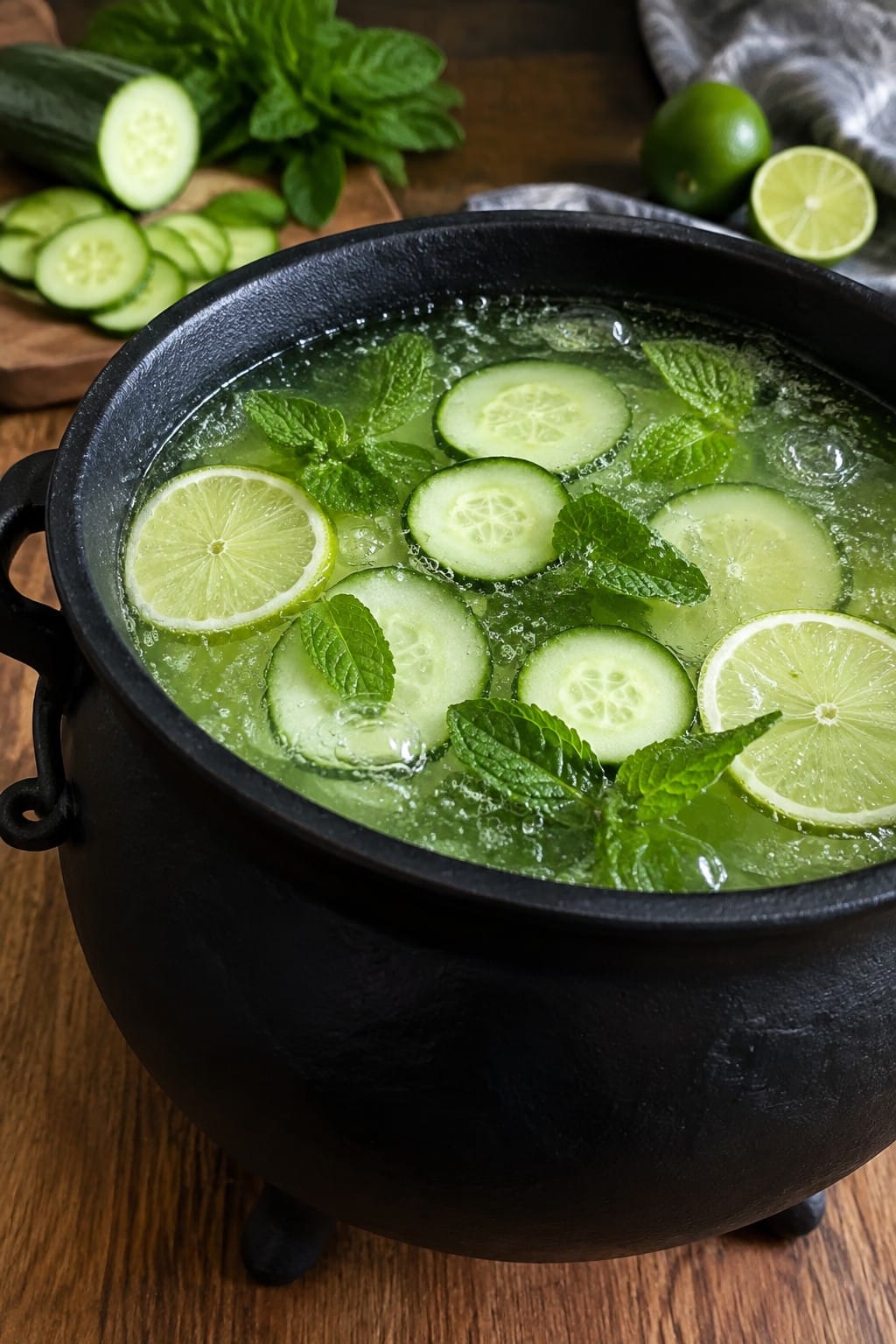 Witch's Cauldron Gin Punch
