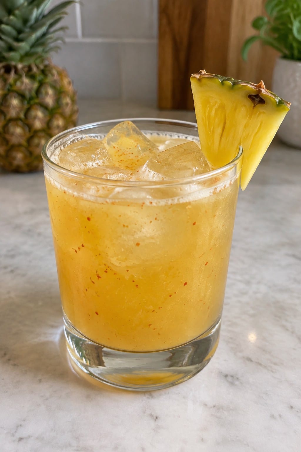 Cayenne Pineapple Tequila Sour