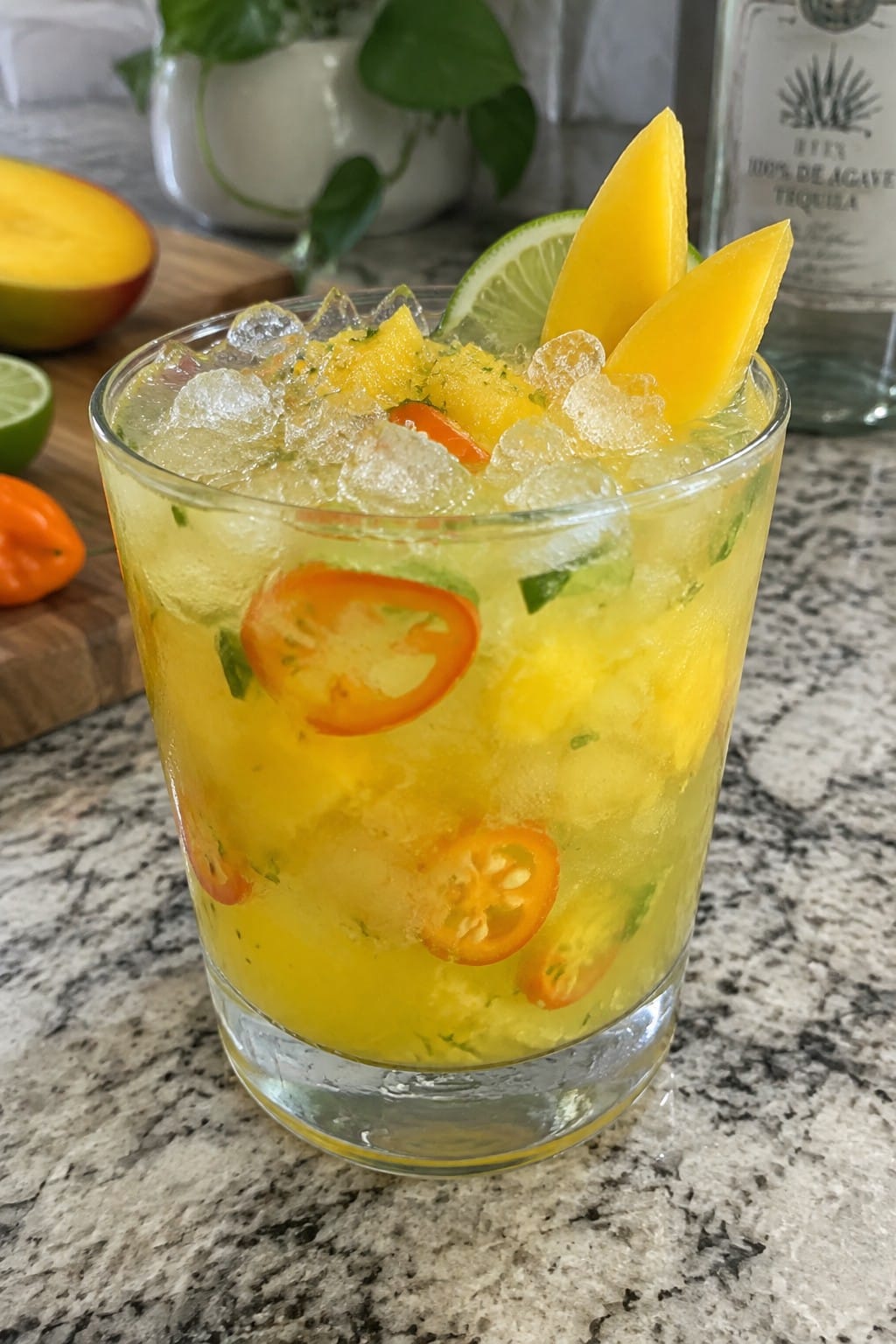 Habanero Mango Tequila Smash