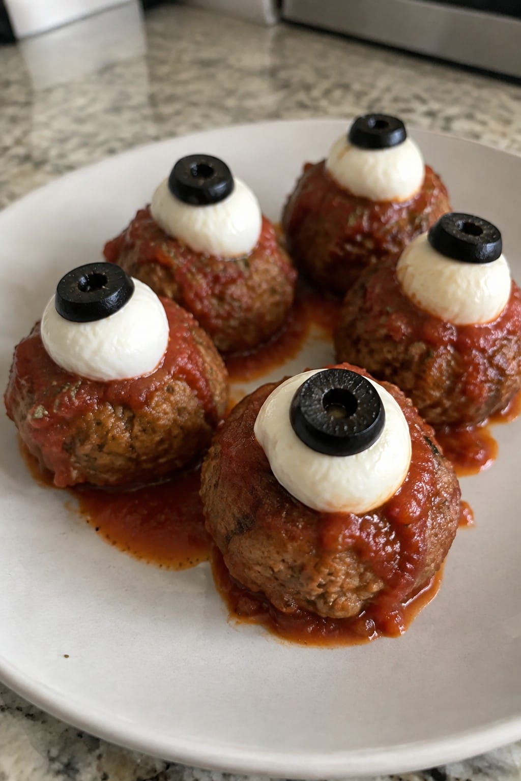 Eyeball Turkey Meatballs