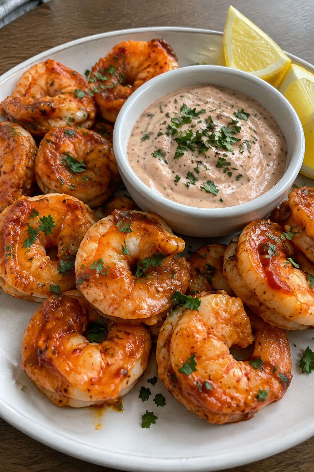 Ghost Pepper Shrimp Cocktail with Horseradish Sauce