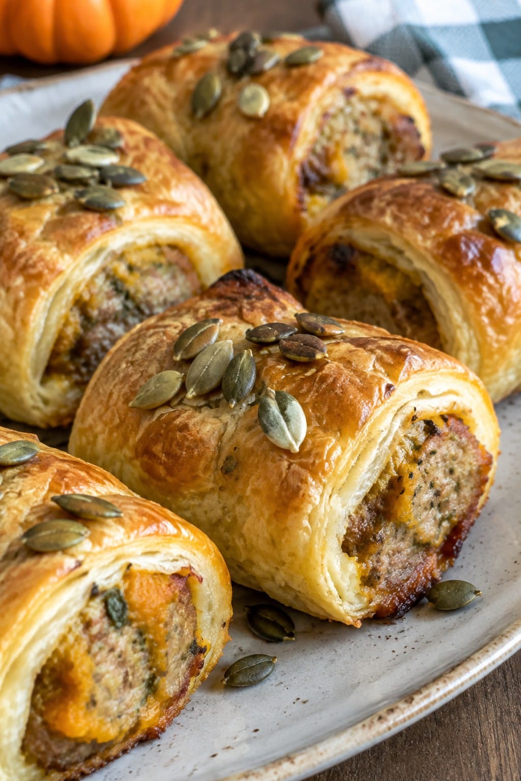 Pumpkin Patch Sausage Rolls