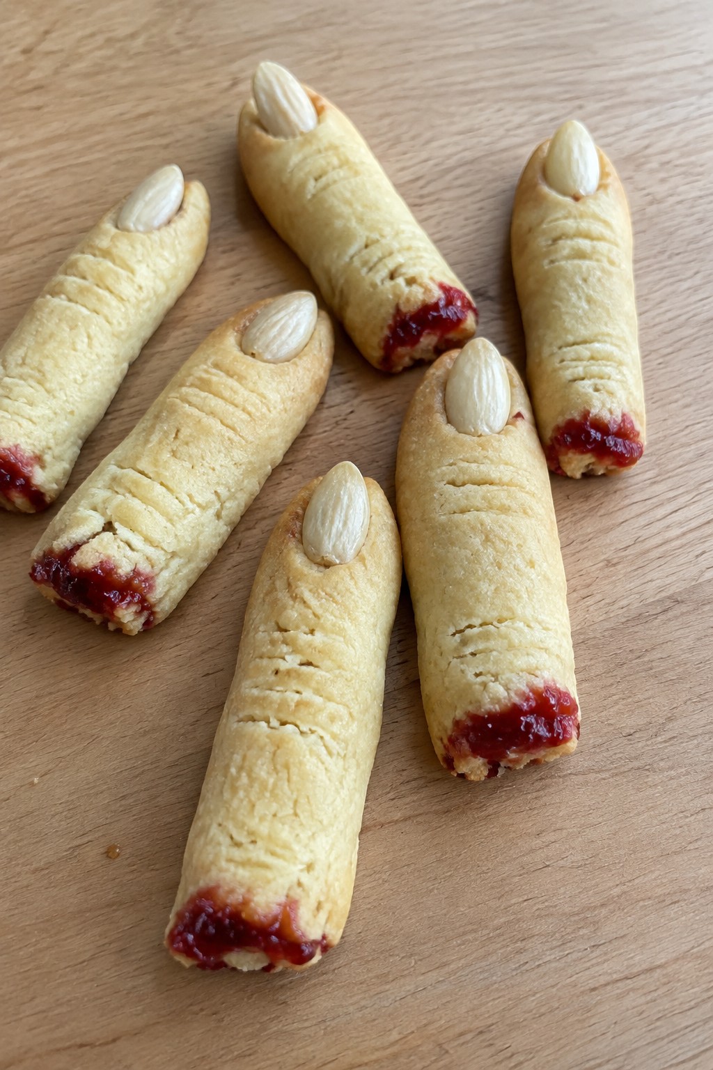 Witch Finger Shortbread Cookies
