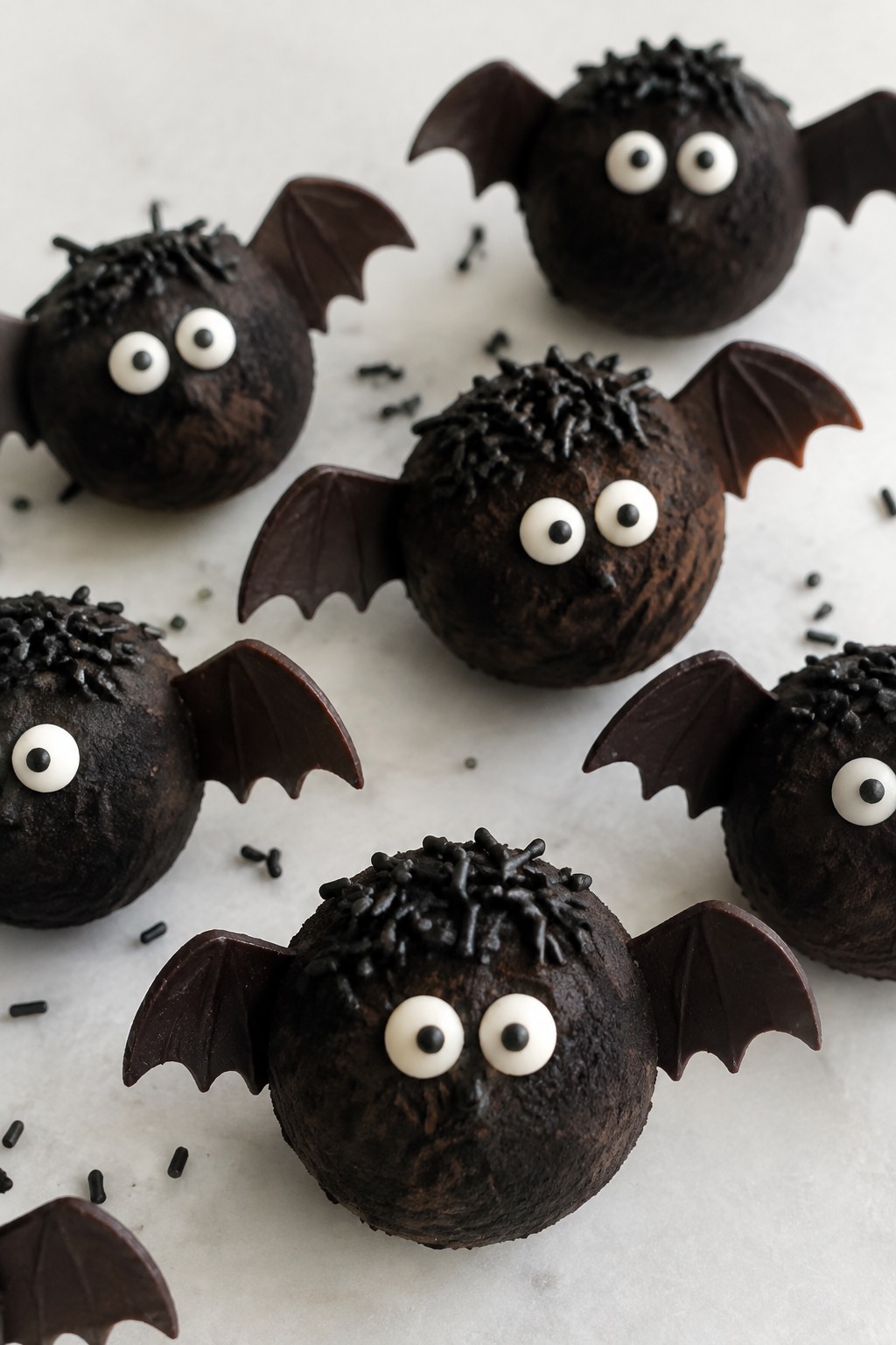 Chocolate Bat Truffles