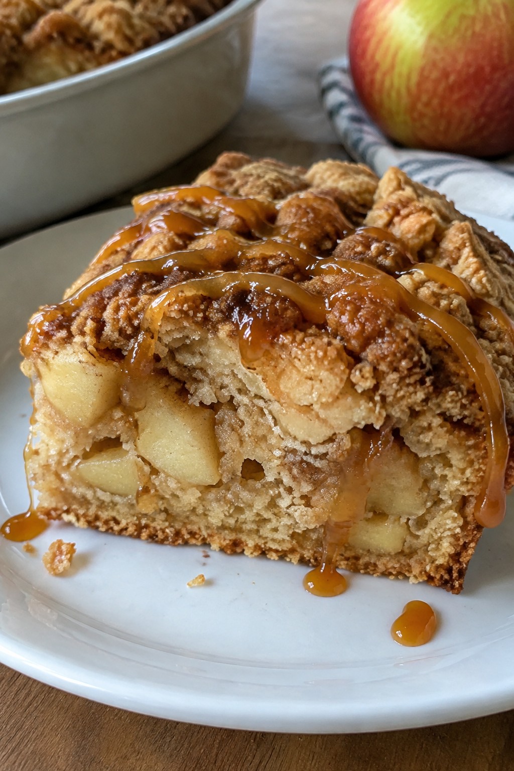 Caramel Apple Crumb Cake