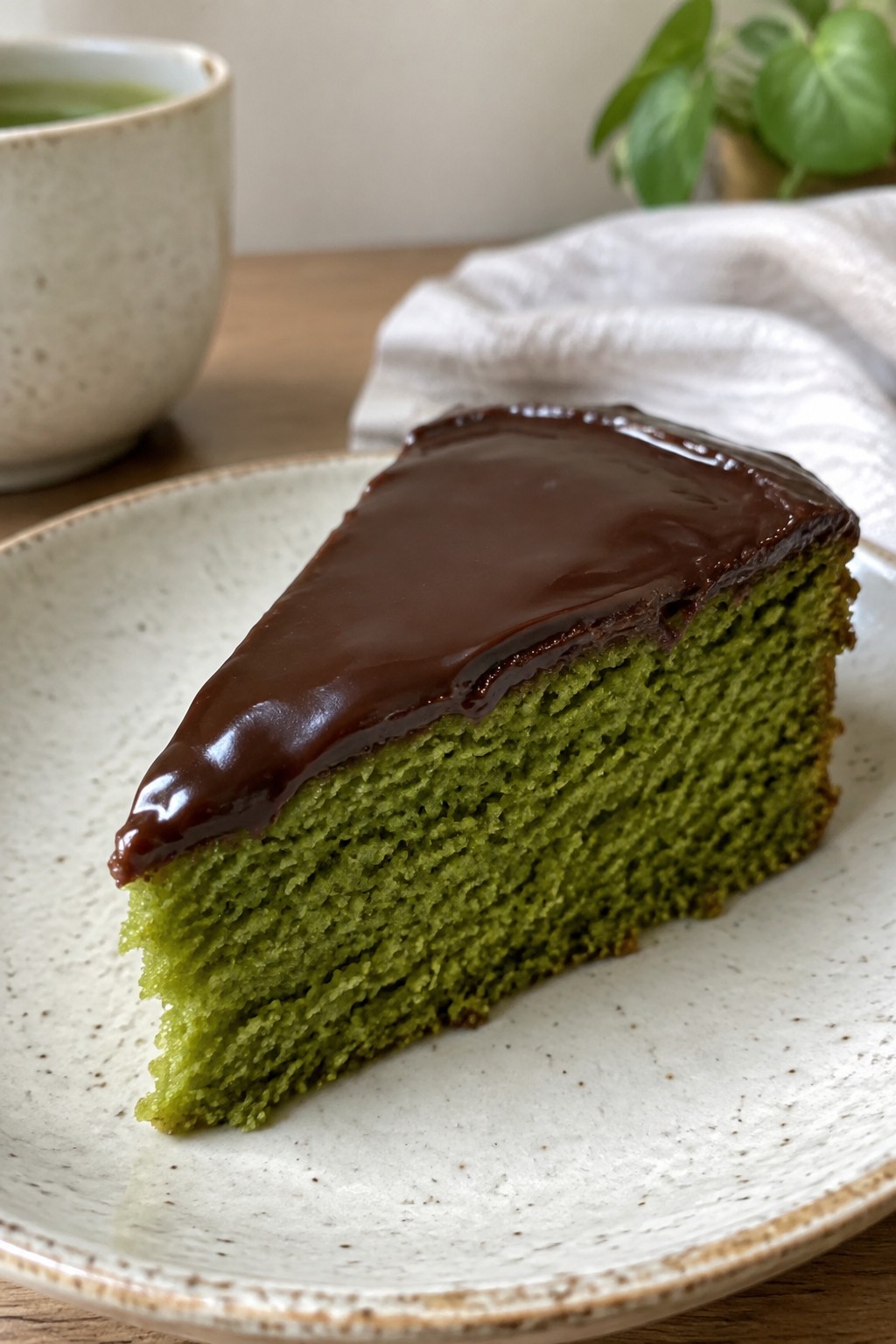 Haunted Forest Matcha Cake
