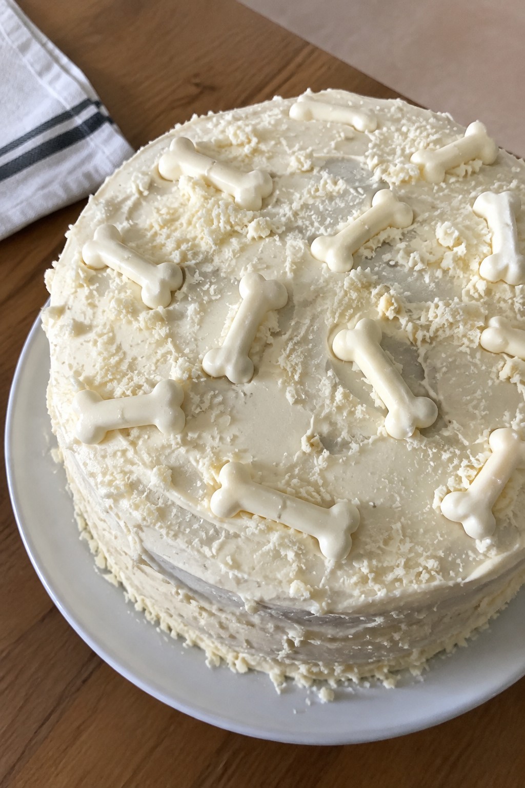 Skeleton Bone White Chocolate Cake