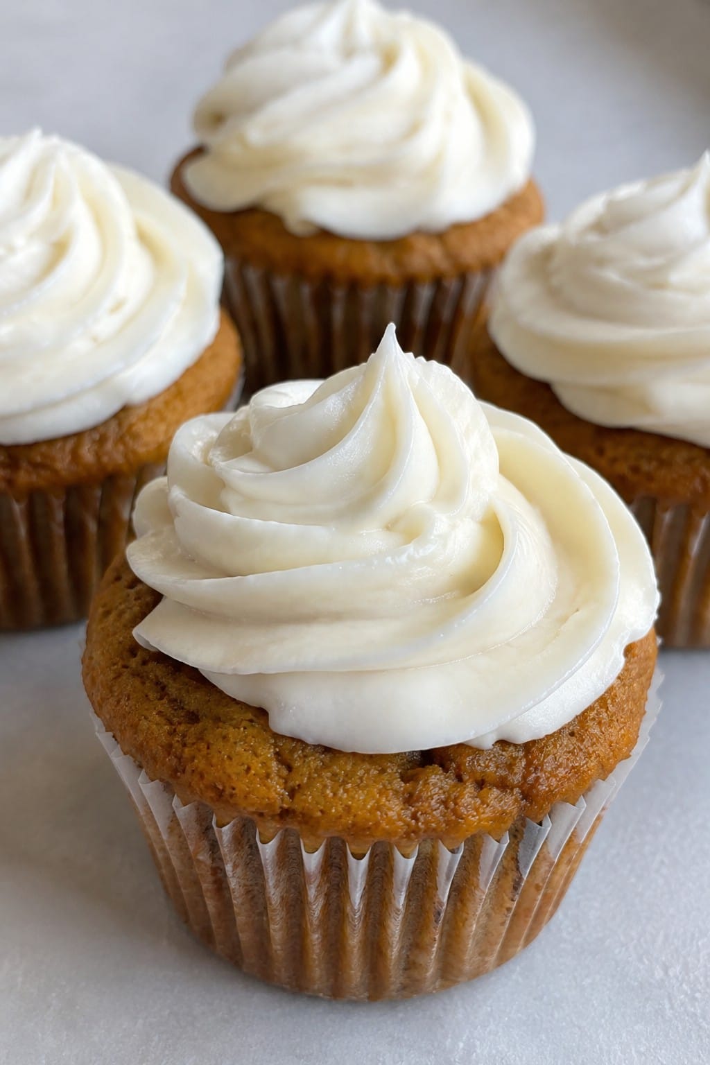 Pumpkin Spice Cupcakes with Cream Cheese Frosting