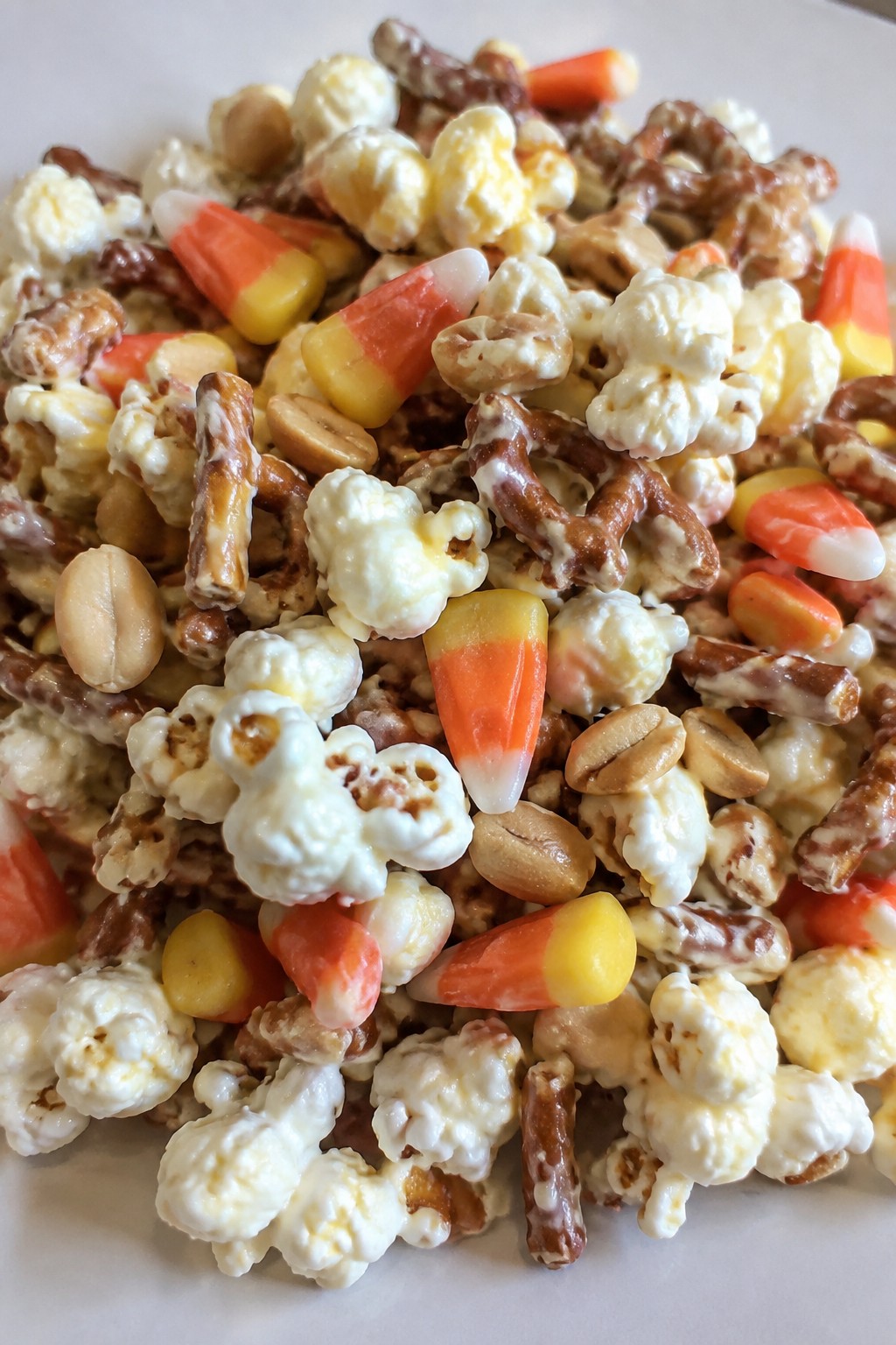 Candy Corn Popcorn Snack Mix