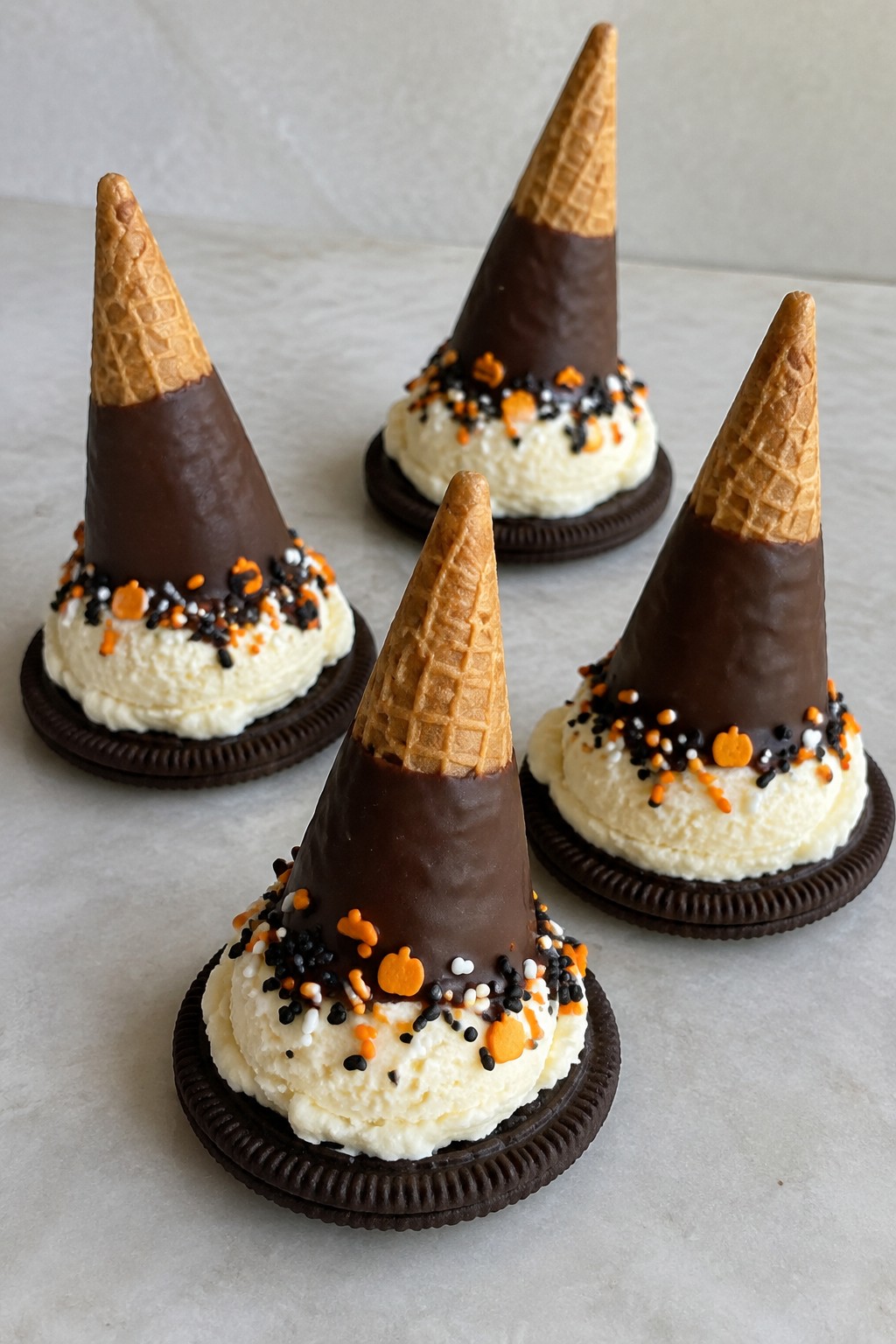 Witch Hat Ice Cream Cones
