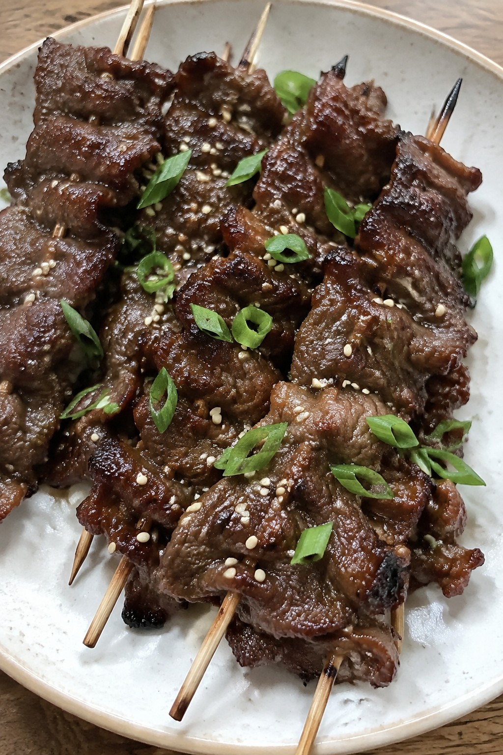 Korean Beef Bulgogi Skewers