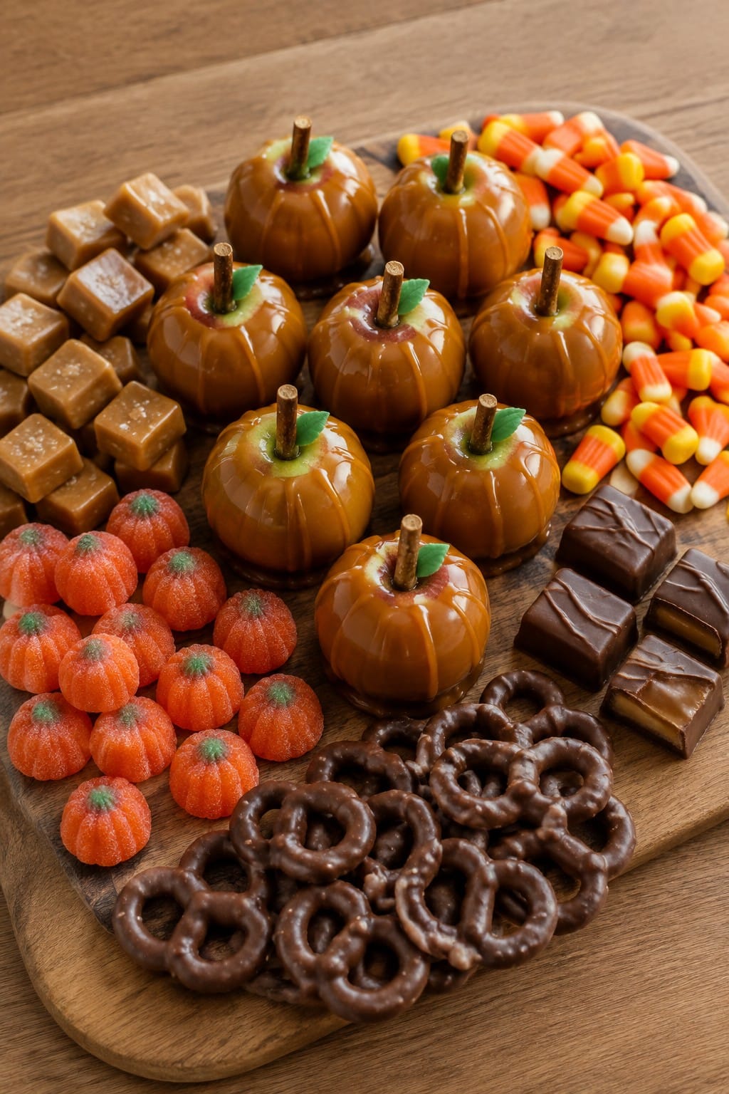 Pumpkin Patch Caramel Treat Board
