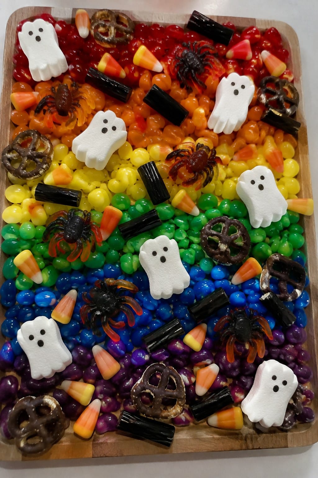 Rainbow Jelly Bean Spook Board