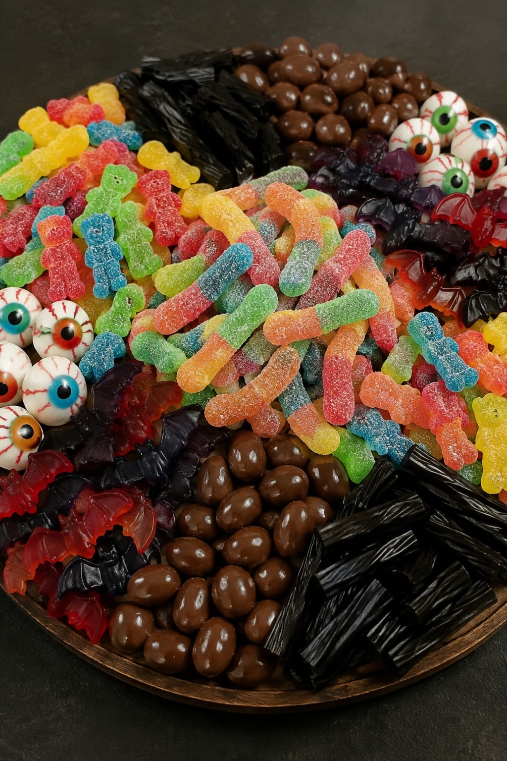 Sour Patch Nightmare Candy Board