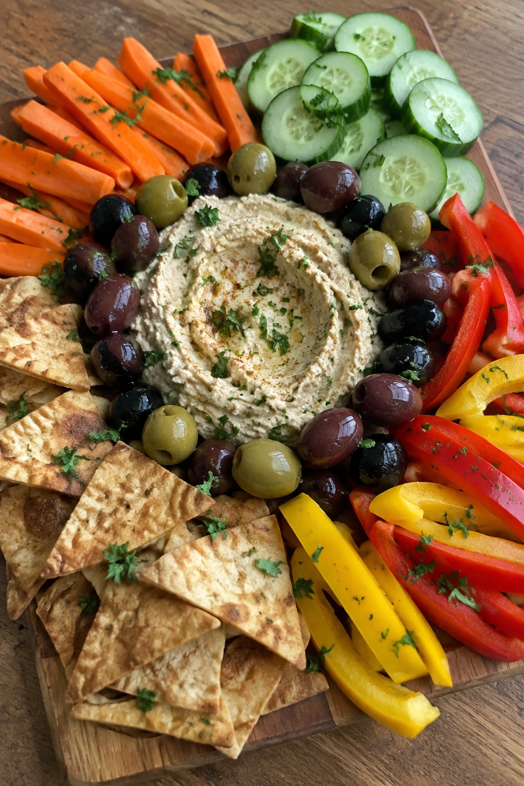 Witch's Cauldron Olive and Hummus Grazing Board