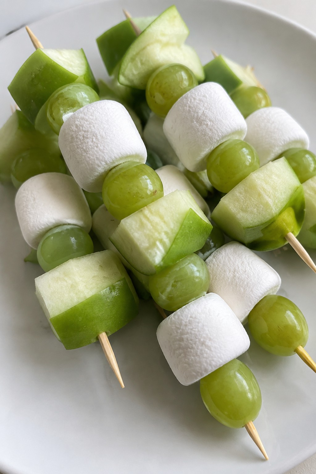 Marshmallow Bolt Frankenfruit Skewers