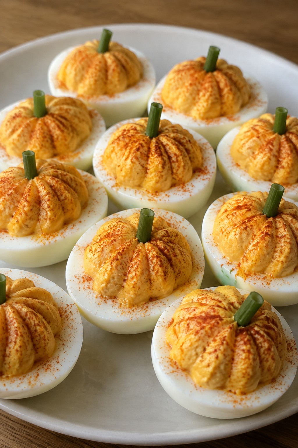 Pumpkin Patch Deviled Eggs