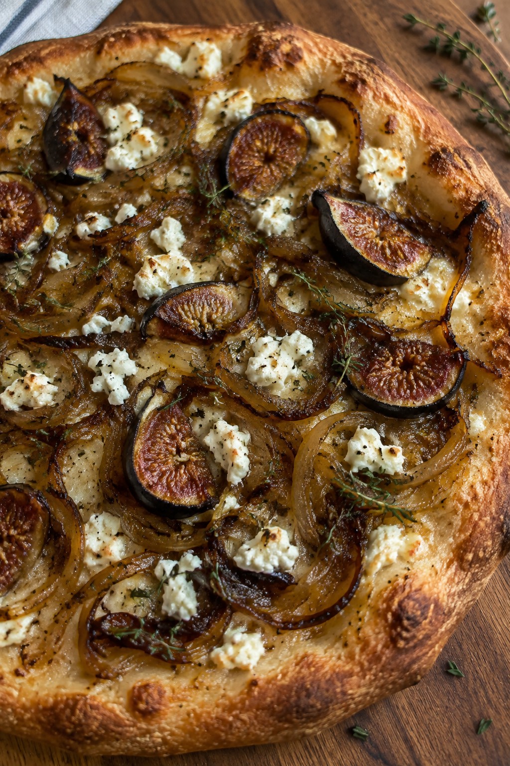 Caramelized Onion and Fig Pizza