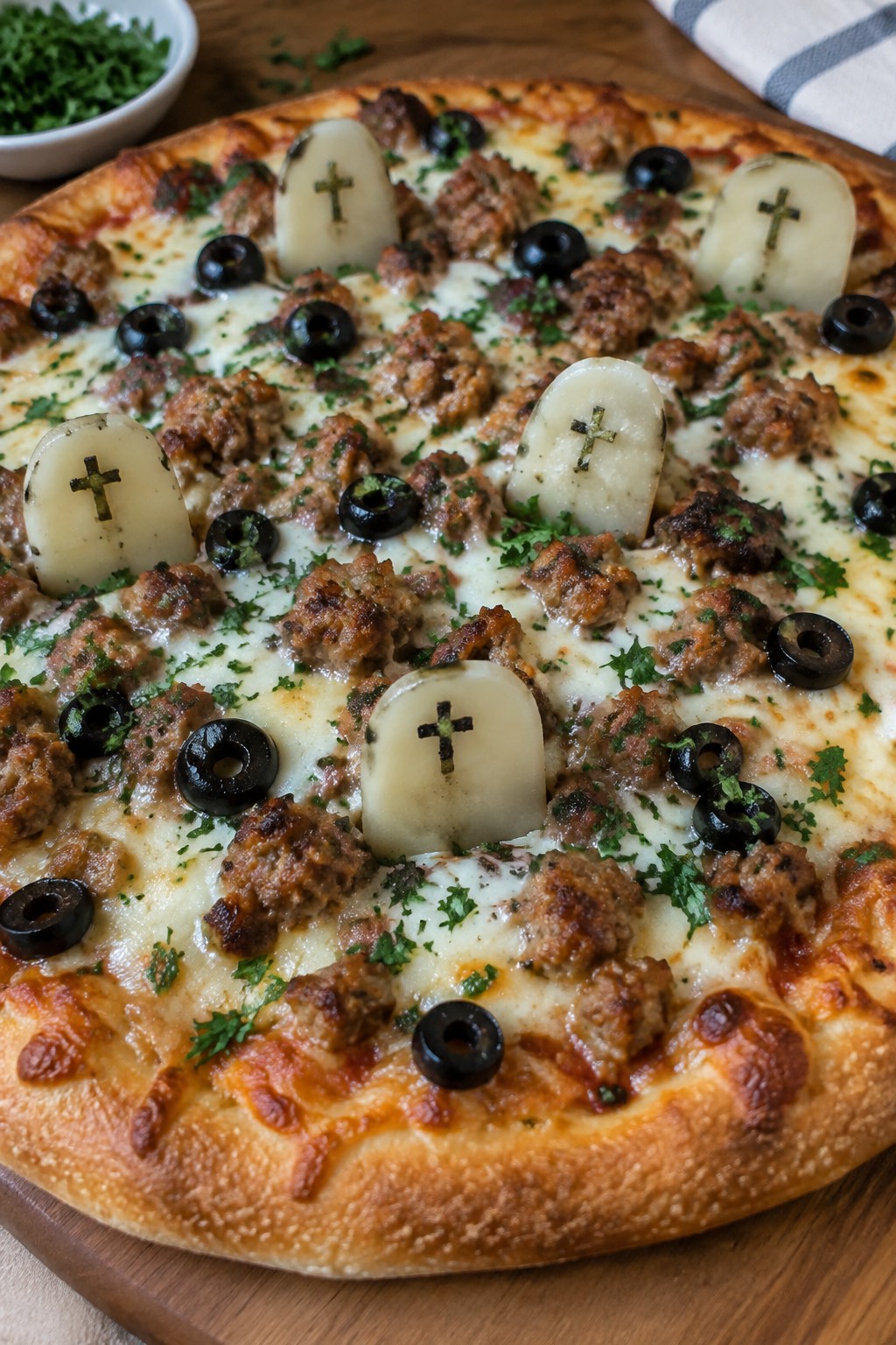 Graveyard Italian Sausage Pizza
