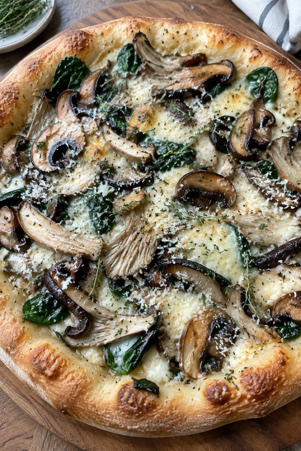 Haunted Forest Wild Mushroom Pizza