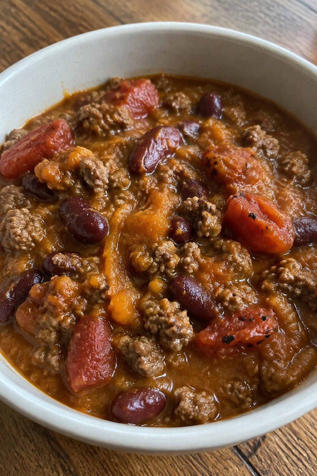 Cauldron Beef and Pumpkin Chili