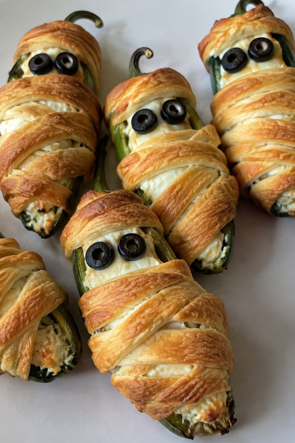 Mummy Jalapeño Poppers