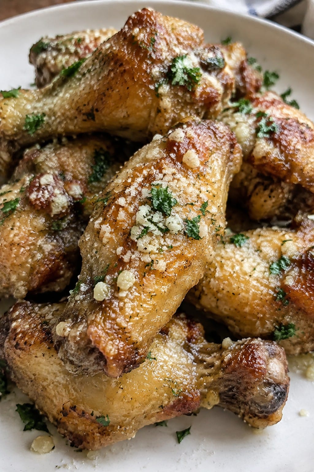 Garlic Parmesan Bat Wing Drumettes
