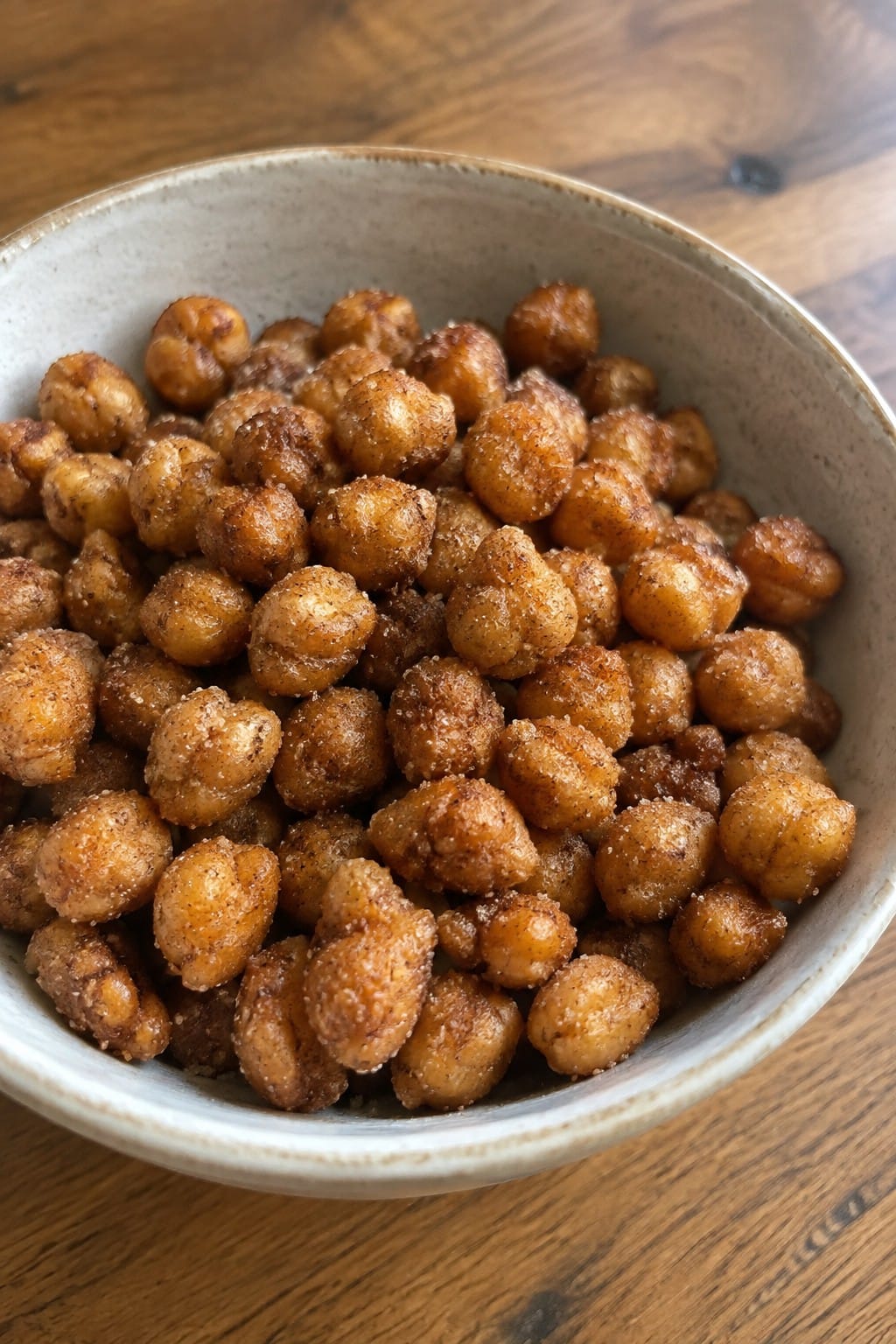 Pumpkin-Spiced Roasted Chickpeas