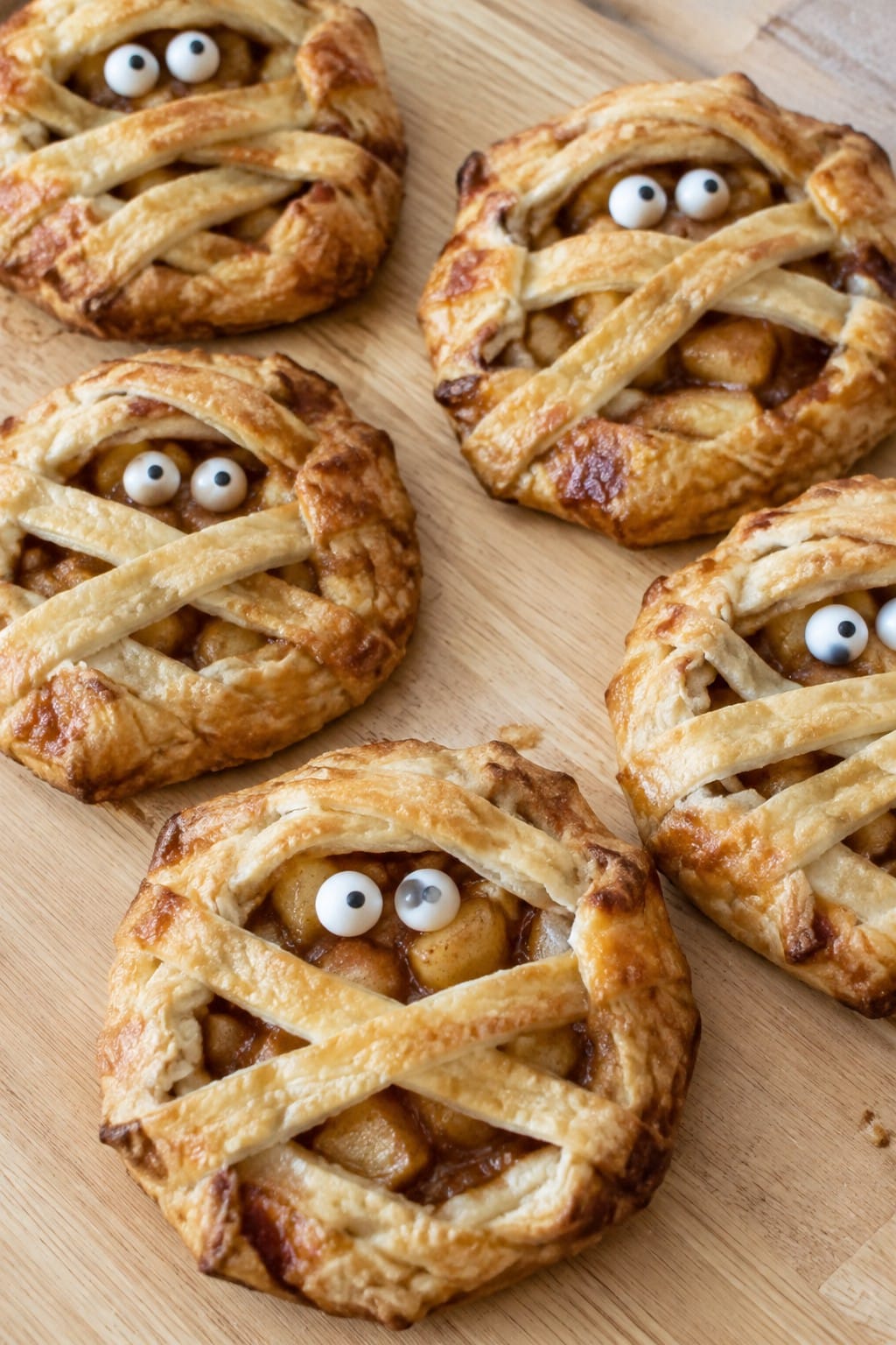 Caramel Apple Mummy Galettes