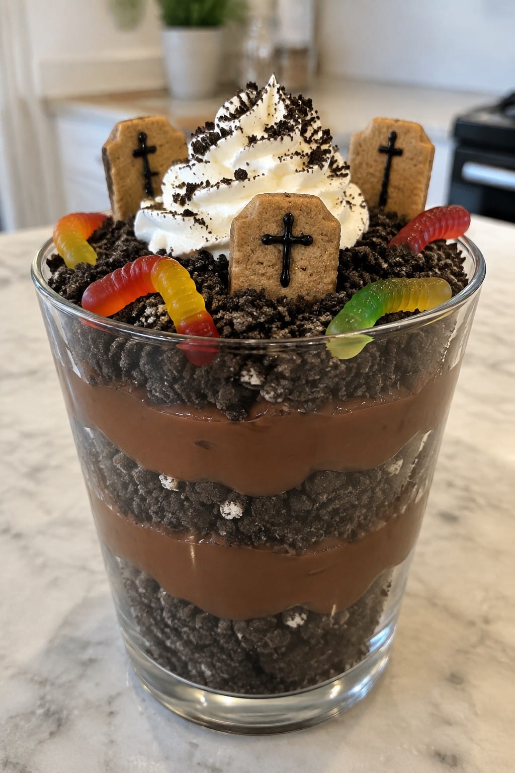 Graveyard Chocolate Pudding Parfait