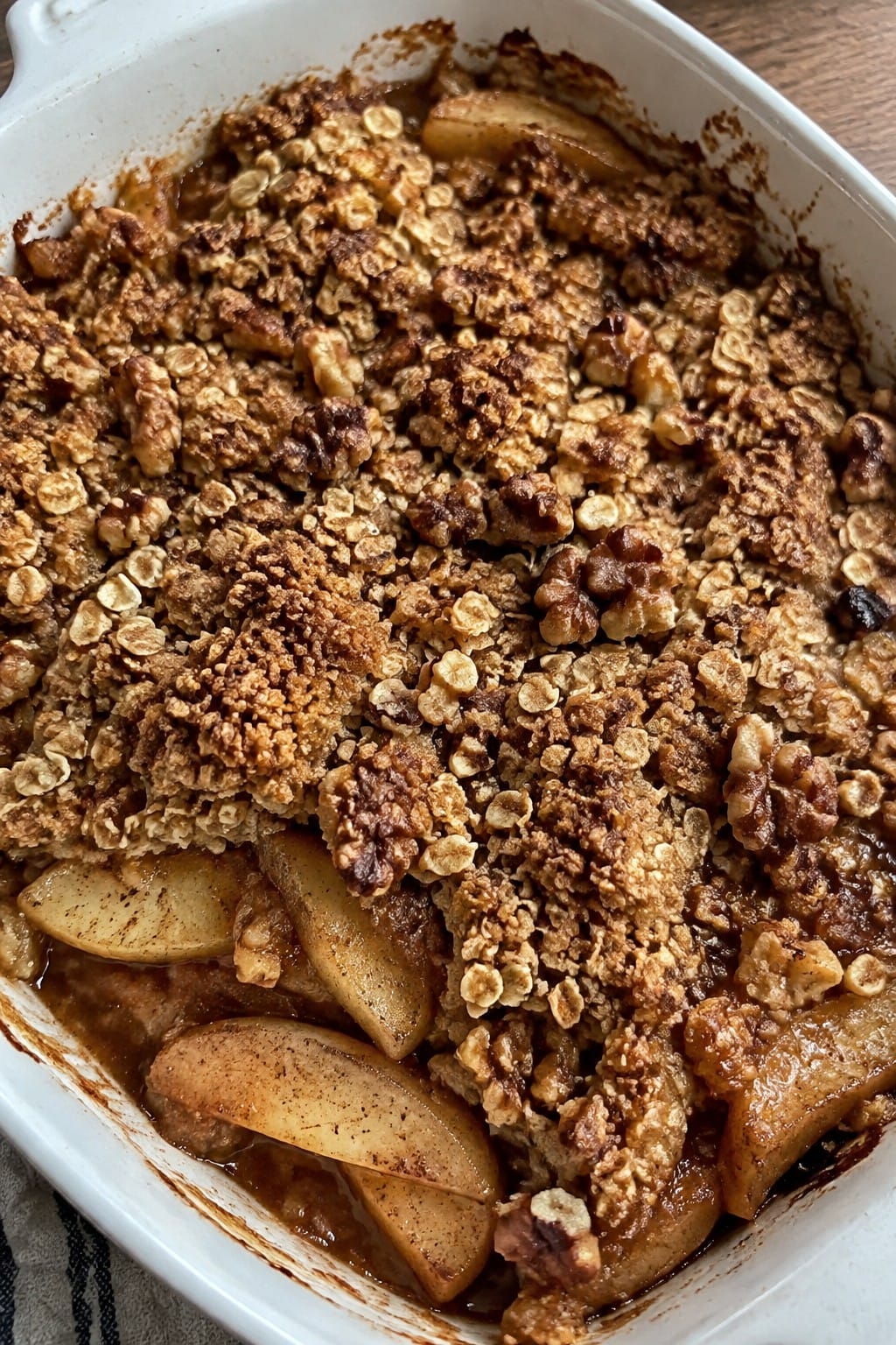 Haunted Forest Spiced Apple Crisp
